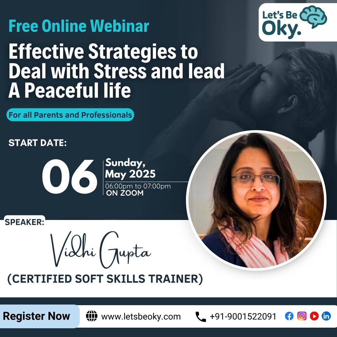 Effective strategies to deal with stress 1 hour Free Webinar